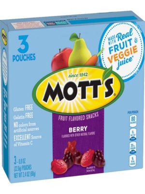 are mott's fruit snacks healthy? do they contain artificial additives?